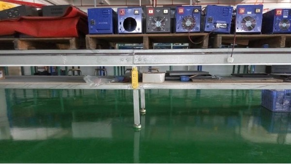 馳曜電子有限公司選用地衛士環氧地坪漆工程