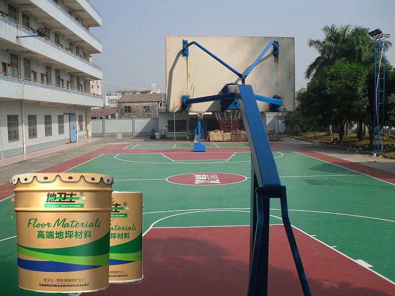 戶外水性籃球場地坪漆