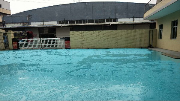 岳尊機(jī)械有限公司選用地衛(wèi)士環(huán)氧地坪漆工程