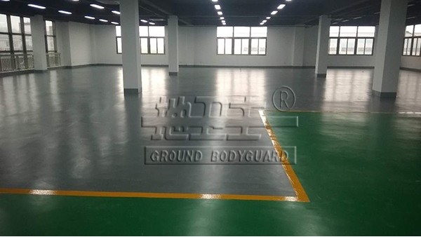 寶索機(jī)械有限公司選用地衛(wèi)士高耐磨抗刮止滑型地坪