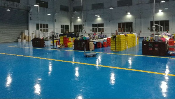 佛山金杰寧緩沖器有限公司選用地衛士環氧地坪漆工程