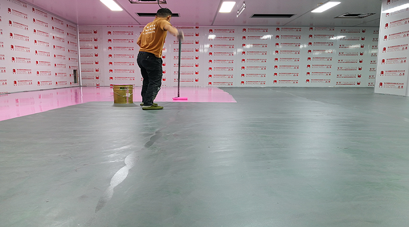 10萬(wàn)級(jí)凈化車間地坪漆施工