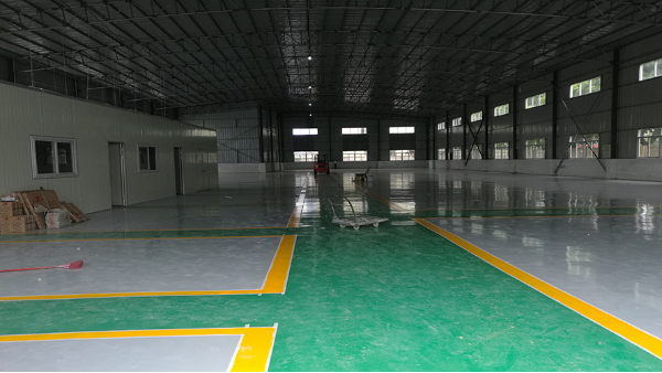 中山艾帕爾機器設備科技有限公司選用地衛士環氧地坪漆工程