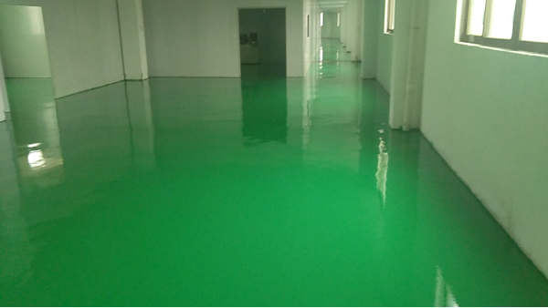 佛山市盛浩手機(jī)配件有限公司選用地衛(wèi)士環(huán)氧地坪工程