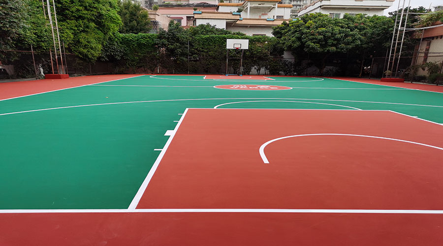 水性丙烯酸地坪漆運動場地坪完工效果圖 水性丙烯酸地坪漆運動場地坪完工效果圖