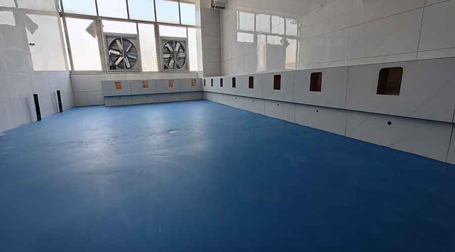 地衛士高性能水性聚氨酯砂漿自流平地坪漆在高溫車間的應用 地衛士高性能水性聚氨酯砂漿自流平地坪漆在高溫車間的應用