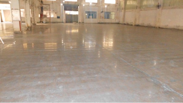 中山市朗浩五金電器有限公司選用地衛(wèi)士混凝土固化劑地坪工程