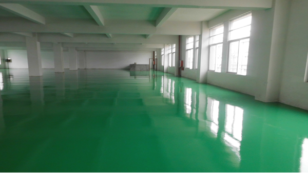佛山市優霸機械設備有限公司選用地衛士環氧地坪漆工程
