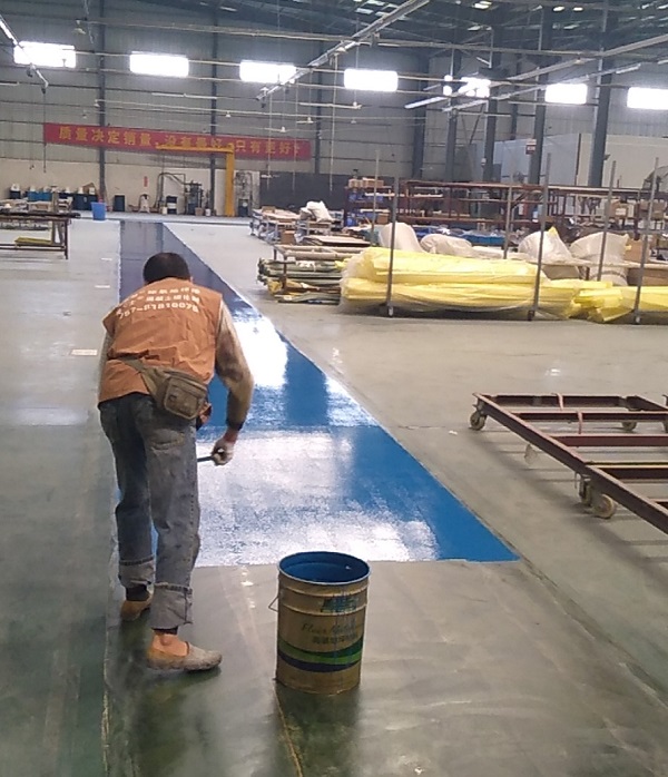 “地衛(wèi)士”環(huán)氧地坪漆施工